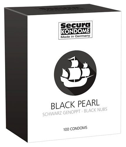 Презерватив SECURA BLACK PEARL 1 шт від компанії Інтернет магазин Персик - фото 1