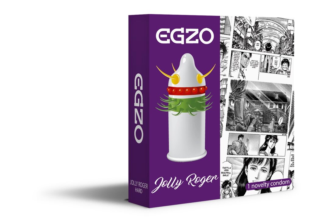 Презервативи EGZO Jolly Roger- Веселий Роджер від компанії Інтернет магазин Персик - фото 1
