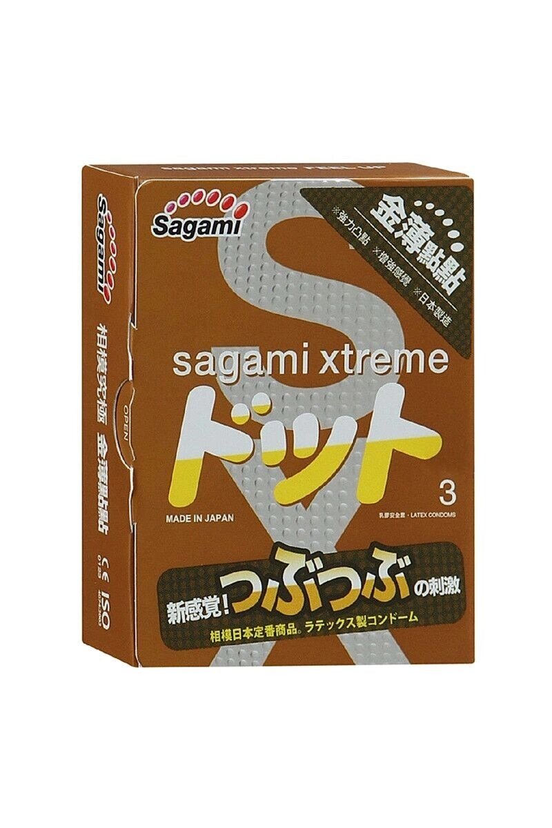 Презервативи латексні Sagami Xtreme Feel UP 3 шт, ціна за уп від компанії Інтернет магазин Персик - фото 1