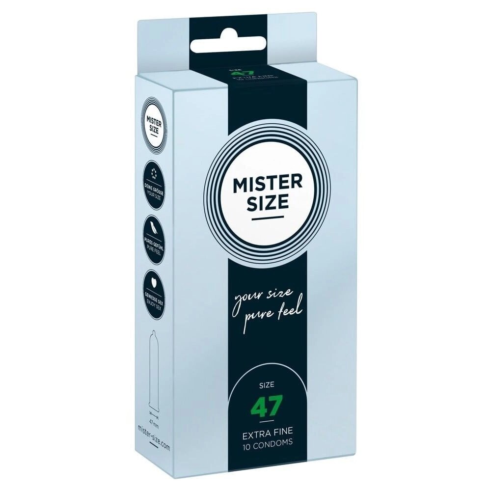 Презервативи Mister Size 47mm pack of 10 від компанії Інтернет магазин Персик - фото 1