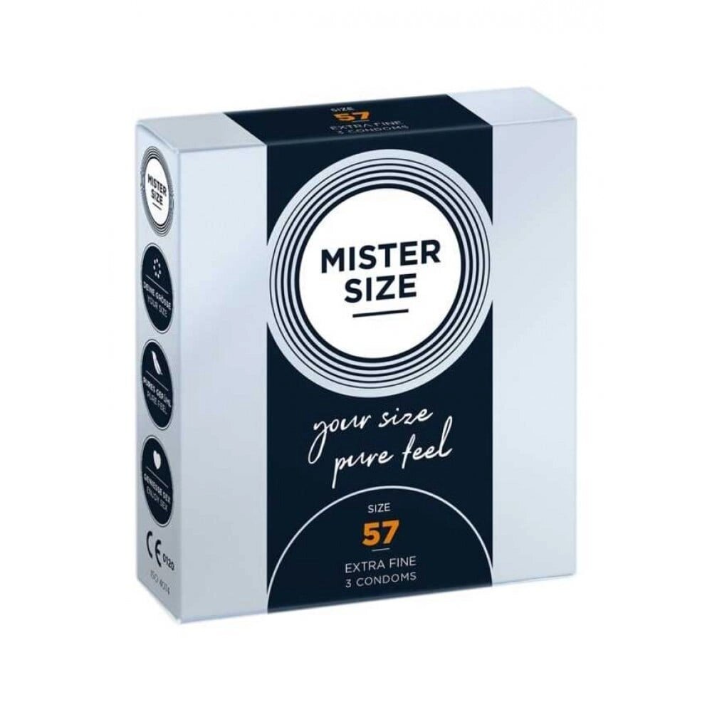 Презервативи Mister Size 57mm pack of 3 від компанії Інтернет магазин Персик - фото 1