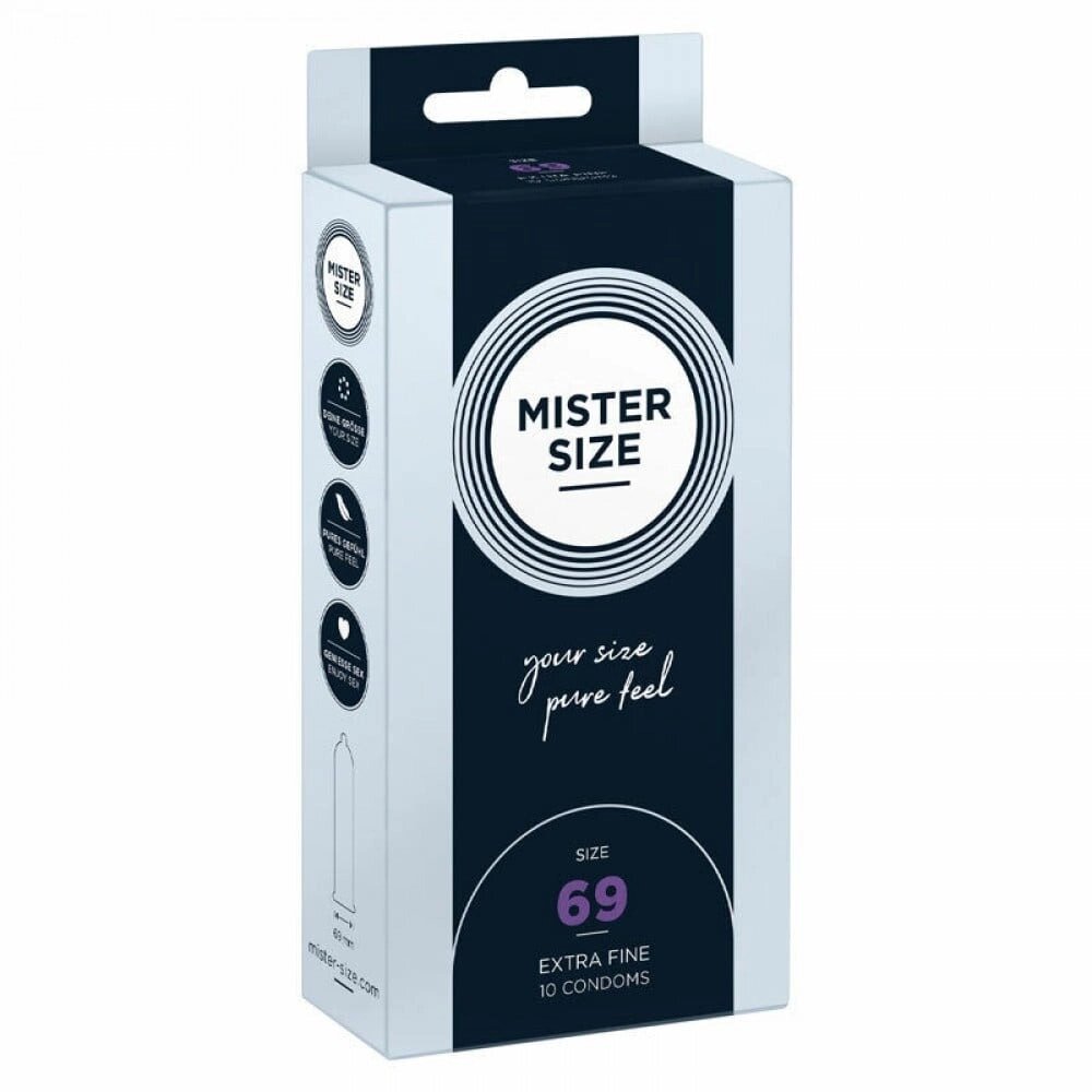 Презервативи Mister Size 69mm pack of 10 від компанії Інтернет магазин Персик - фото 1