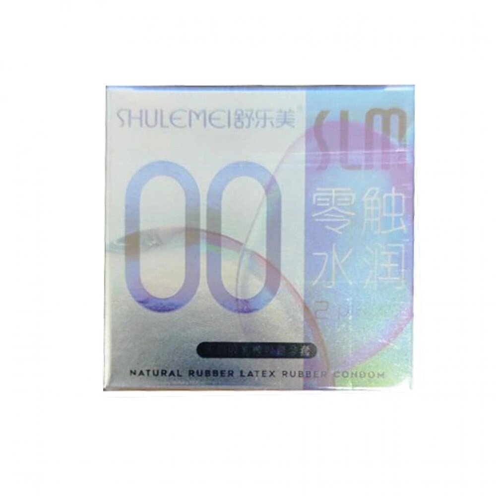 Презервативи з латексу SLM 0.01, з гіалуроновою кислотою, 2 шт в упаковці від компанії Інтернет магазин Персик - фото 1