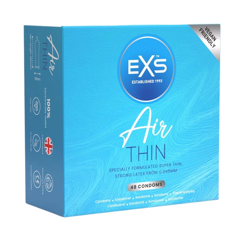 Презервативи з підвищеною чутливістю EXS - Air Thin, №48 від компанії Інтернет магазин Персик - фото 1