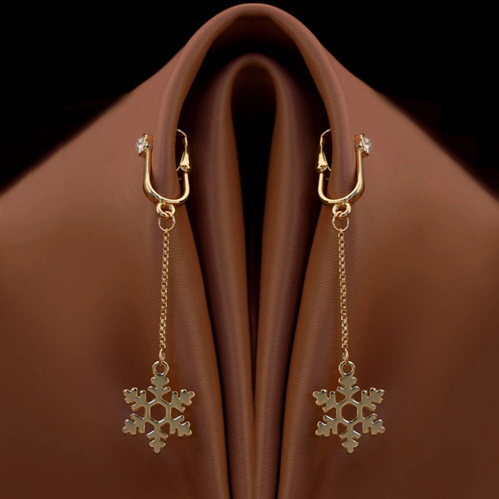 Прикраси для клітора та статевих губ non-pierced clitoral jewelry dangle with snowflake UPKO від компанії Інтернет магазин Персик - фото 1