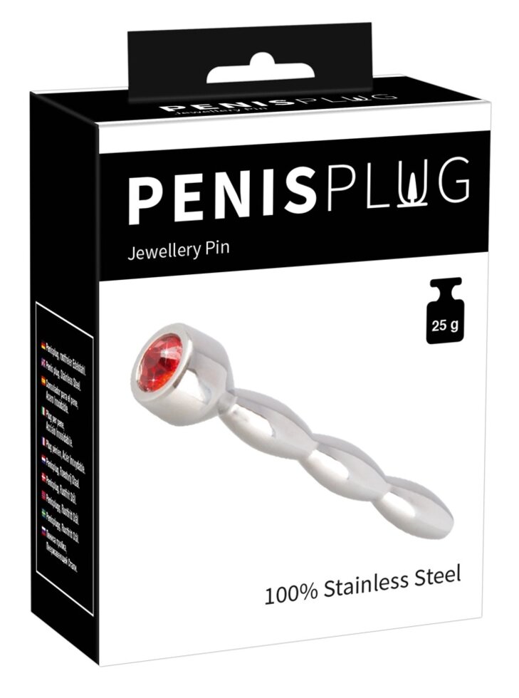 Пробка для пеніса JEWELLERY PIN від компанії Інтернет магазин Персик - фото 1