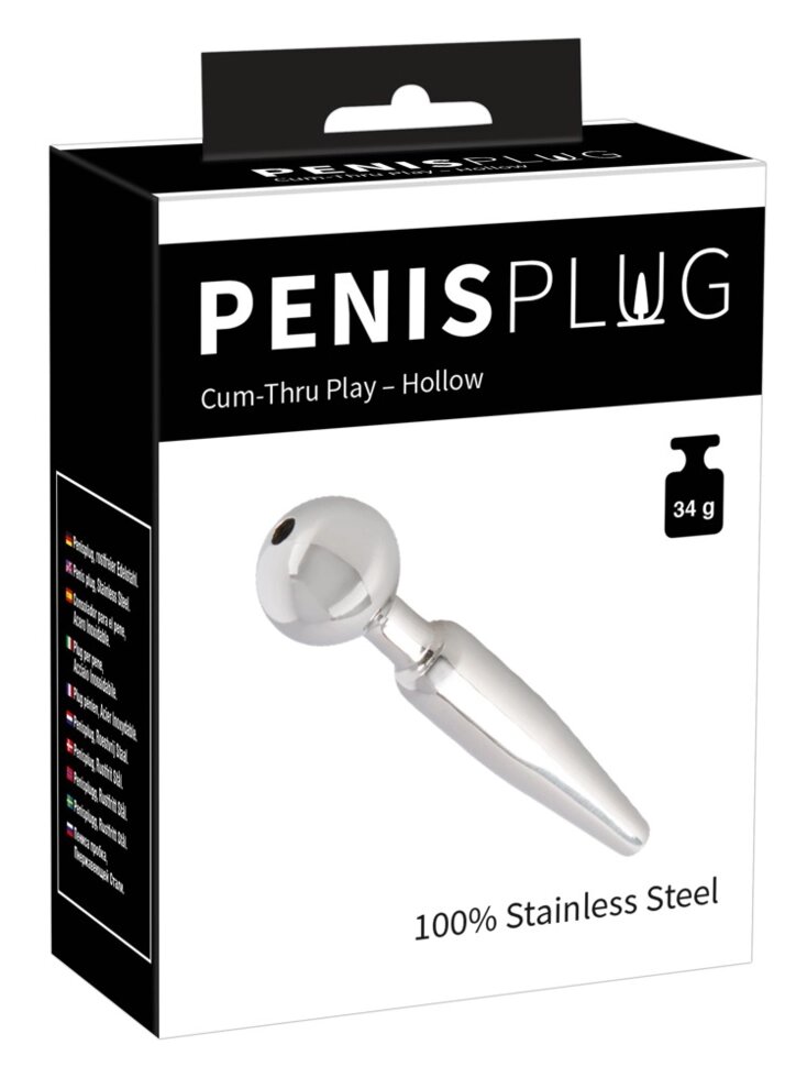 Пробка для пеніса порожниста CUM THRU від компанії Інтернет магазин Персик - фото 1