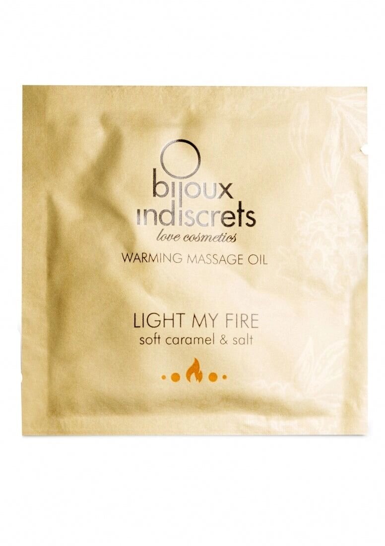 Пробник Bijoux Indiscrets Sachette Light My Fire – Caramel&Sea salt  (2 мл ) від компанії Інтернет магазин Персик - фото 1