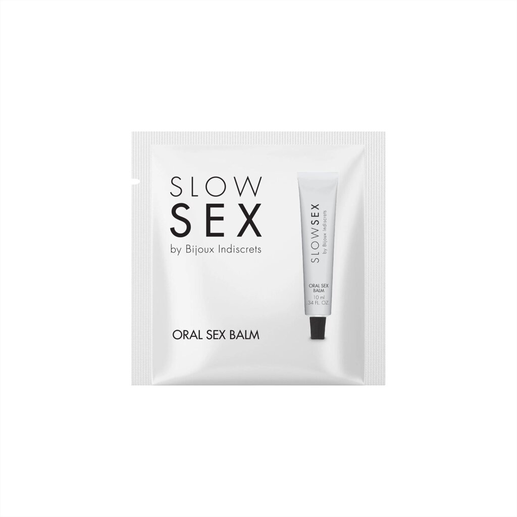 Пробник Bijoux Indiscrets Sachette Oral Sex Balm - SLOW SEX (2 мл ) від компанії Інтернет магазин Персик - фото 1