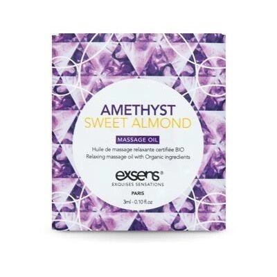 Пробник масажного масла EXSENS Amethyst Sweet Almond 3мл від компанії Інтернет магазин Персик - фото 1