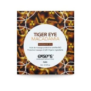 Пробник масажного масла EXSENS Tiger Eye Macadamia 3мл