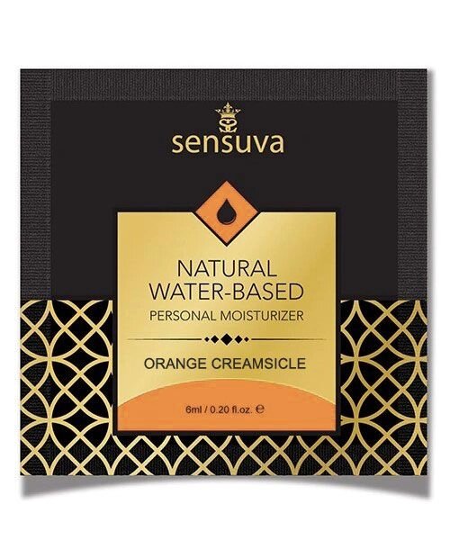 Пробник Sensuva - Natural Water-Based Orange Creamsicle (6 мл) від компанії Інтернет магазин Персик - фото 1