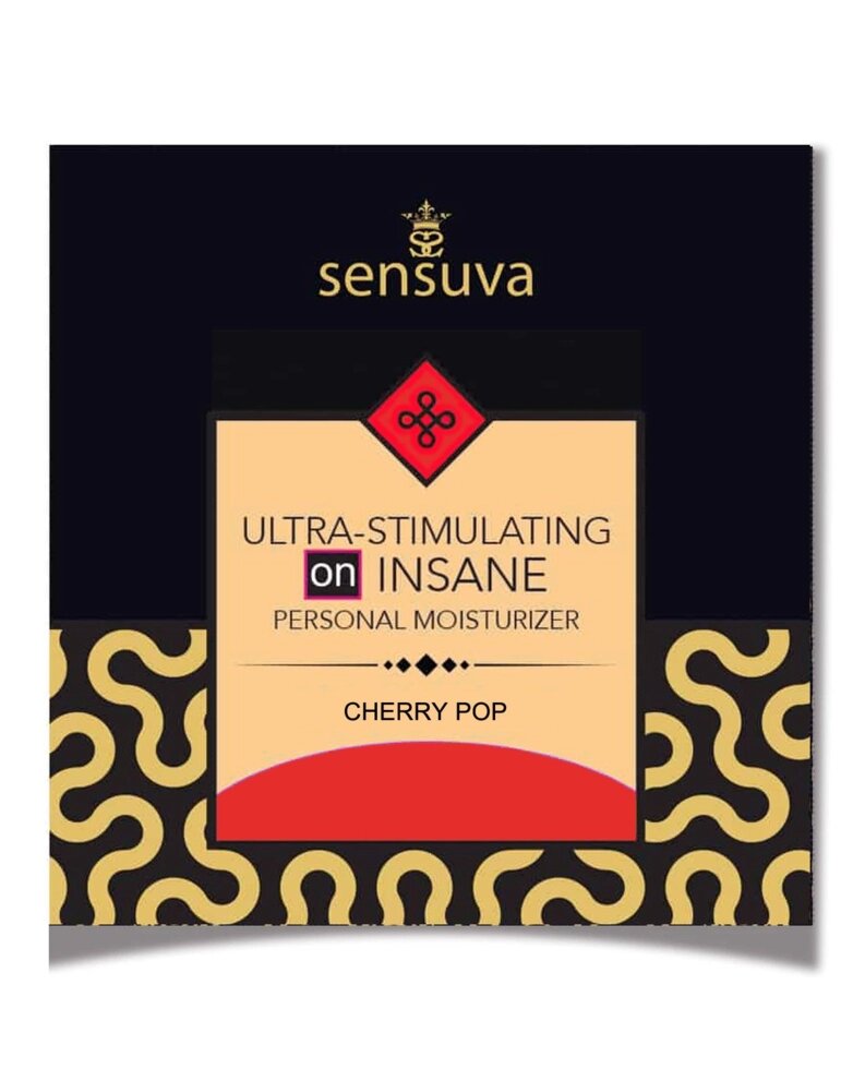 Пробник Sensuva - Ultra-Stimulating On Insane Cherry Pop (6 мл) від компанії Інтернет магазин Персик - фото 1