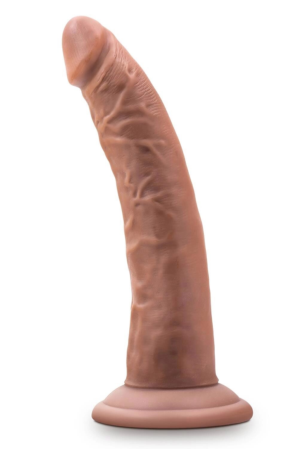 Реалістичний фалоімітатор на присосці Au Naturel Jack коричневий, 20 см х 3.8 см від компанії Інтернет магазин Персик - фото 1