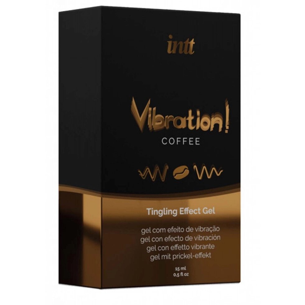 Рідкий вібратор int vibration кава 15 мл від компанії Інтернет магазин Персик - фото 1