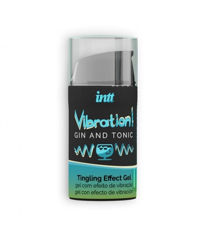 Рідкий вібратор Intt Vibration Gin Tonic (15 мл) без упаковки від компанії Інтернет магазин Персик - фото 1