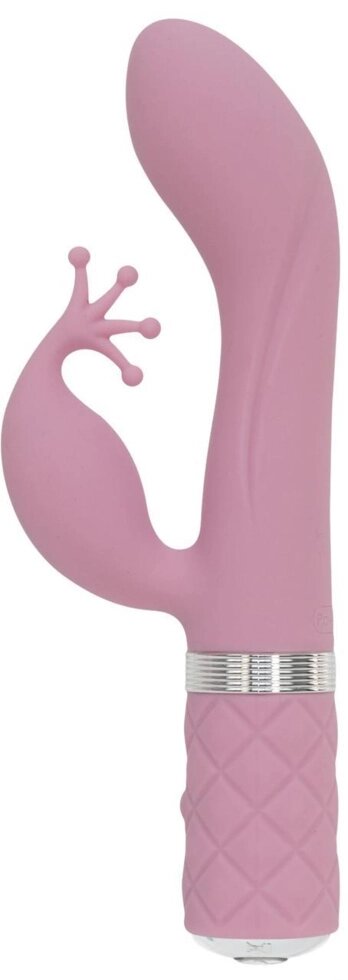 Розкішний рожевий вібратор PILLOW TALK - Kinky Pink з кристалом Сваровські від компанії Інтернет магазин Персик - фото 1