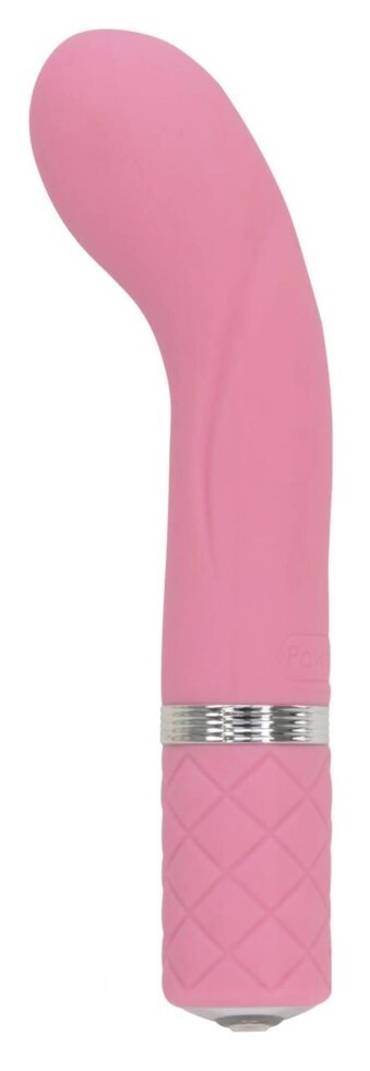 Розкішний вібратор точки G PILLOW TALK - Racy Pink з кристалом Сваровські від компанії Інтернет магазин Персик - фото 1