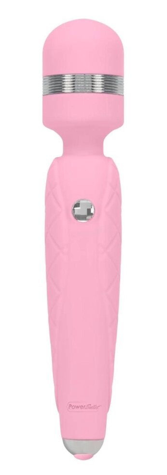 Розкішний вибромассажер інтимних зон PILLOW TALK - Cheeky Pink з кристалом Сваровські від компанії Інтернет магазин Персик - фото 1