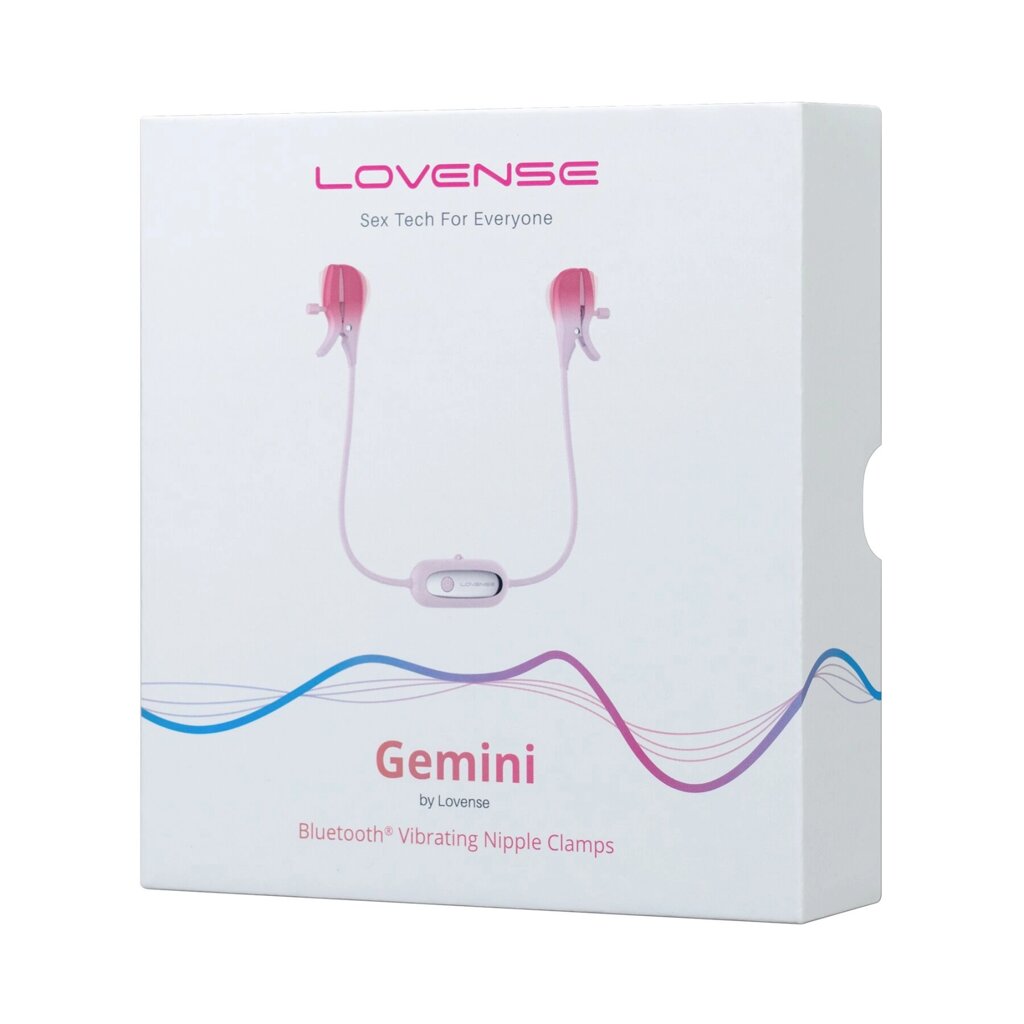 Розумний вібратор для сосків підходить для веб -камери Lovense Gemini від компанії Інтернет магазин Персик - фото 1