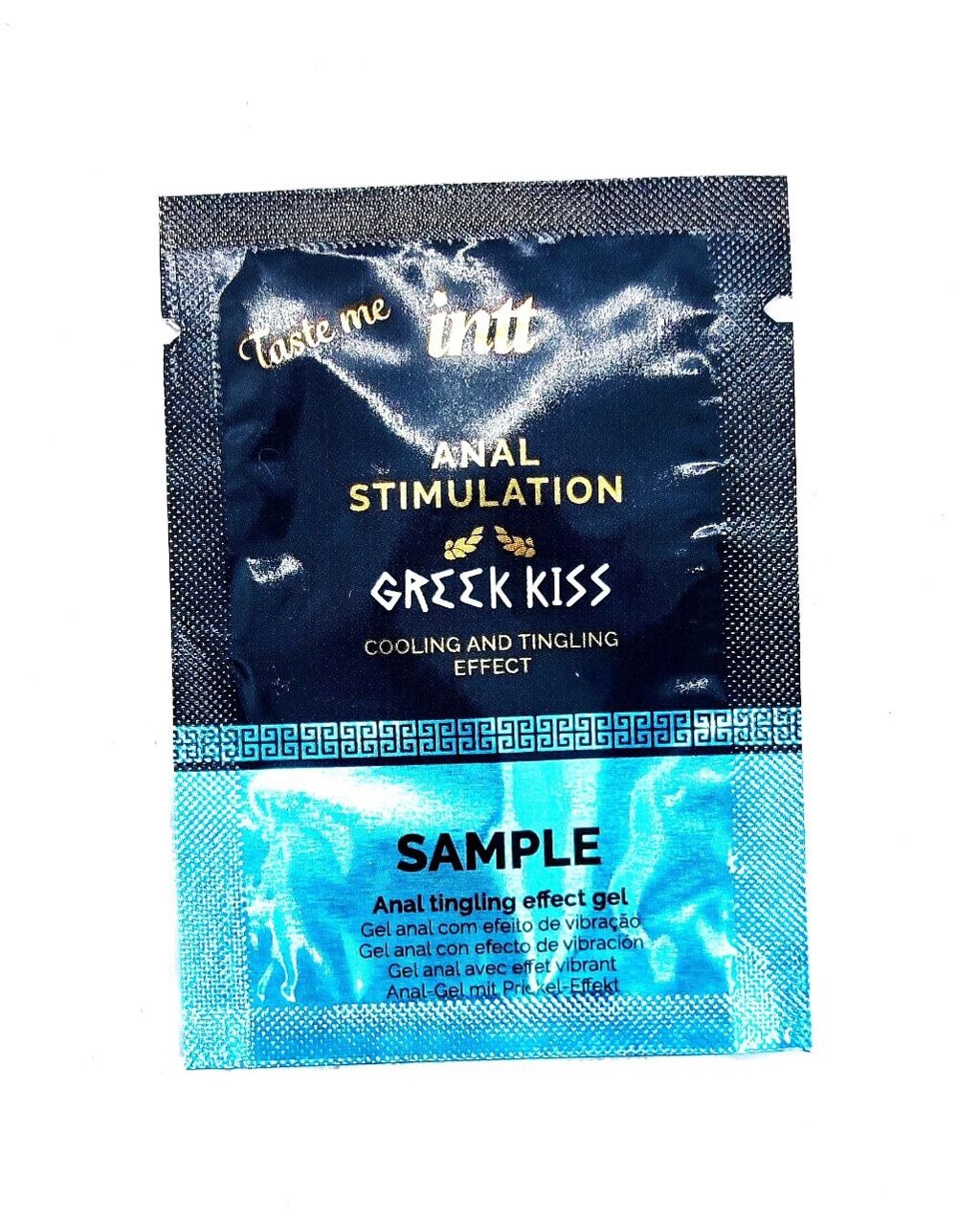 САШЕТ Гель для риммінгу (анілінгуса) і анального сексу Intt Greek Kiss з вібрацією 2 мл від компанії Інтернет магазин Персик - фото 1