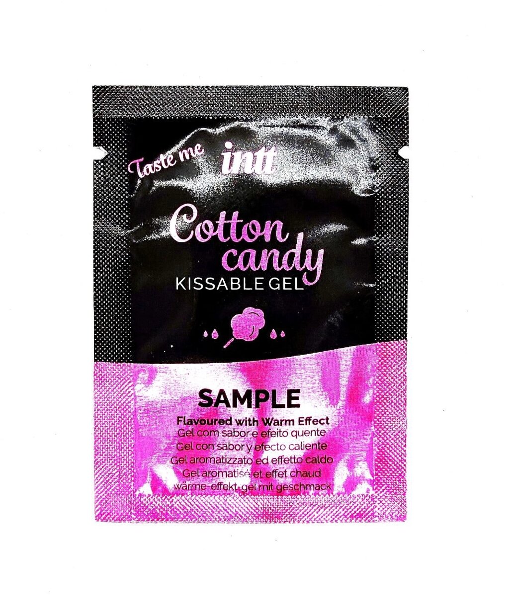 САШЕТ Їстівний лубрикант зі смаком солодкої вати Intt Cotton Candy 2 мл від компанії Інтернет магазин Персик - фото 1