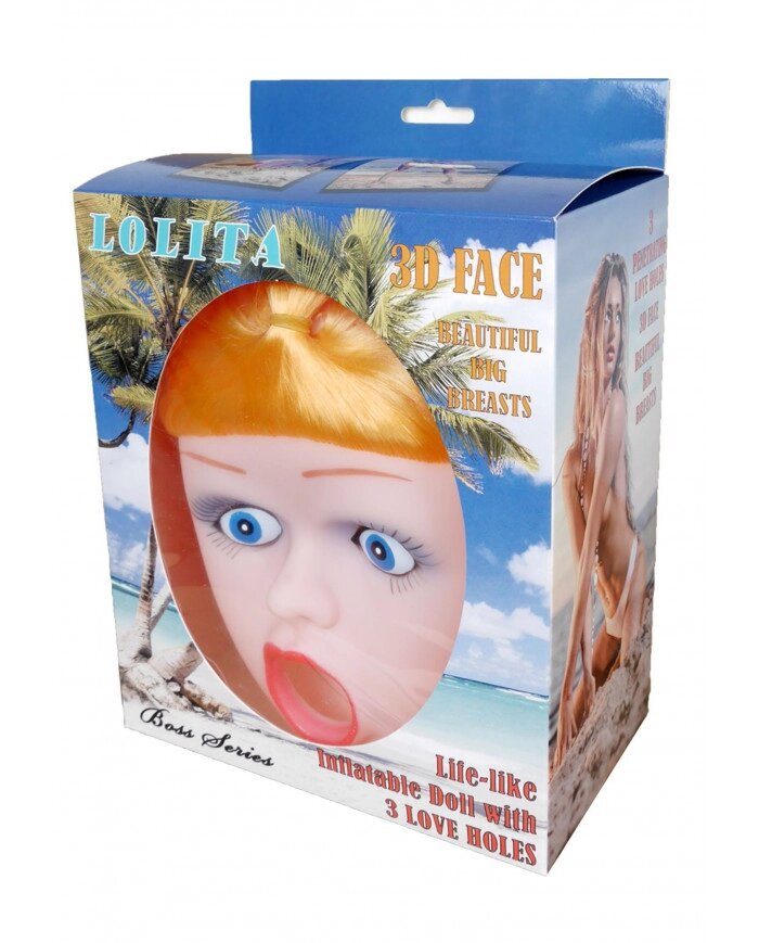 Секс -лялька Лоліта з 3D обличчям, 3 отвори від компанії Інтернет магазин Персик - фото 1