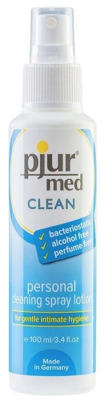 Що очищає спрей pjur med CLEAN 100 мл від компанії Інтернет магазин Персик - фото 1