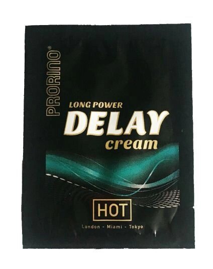Що продовжує крем Prorino long power Delay cream (пробник), 3 мл від компанії Інтернет магазин Персик - фото 1