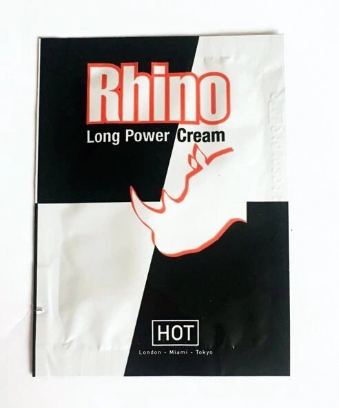 Що продовжує крем Rhino Long power Cream (пробник), 3 мл від компанії Інтернет магазин Персик - фото 1