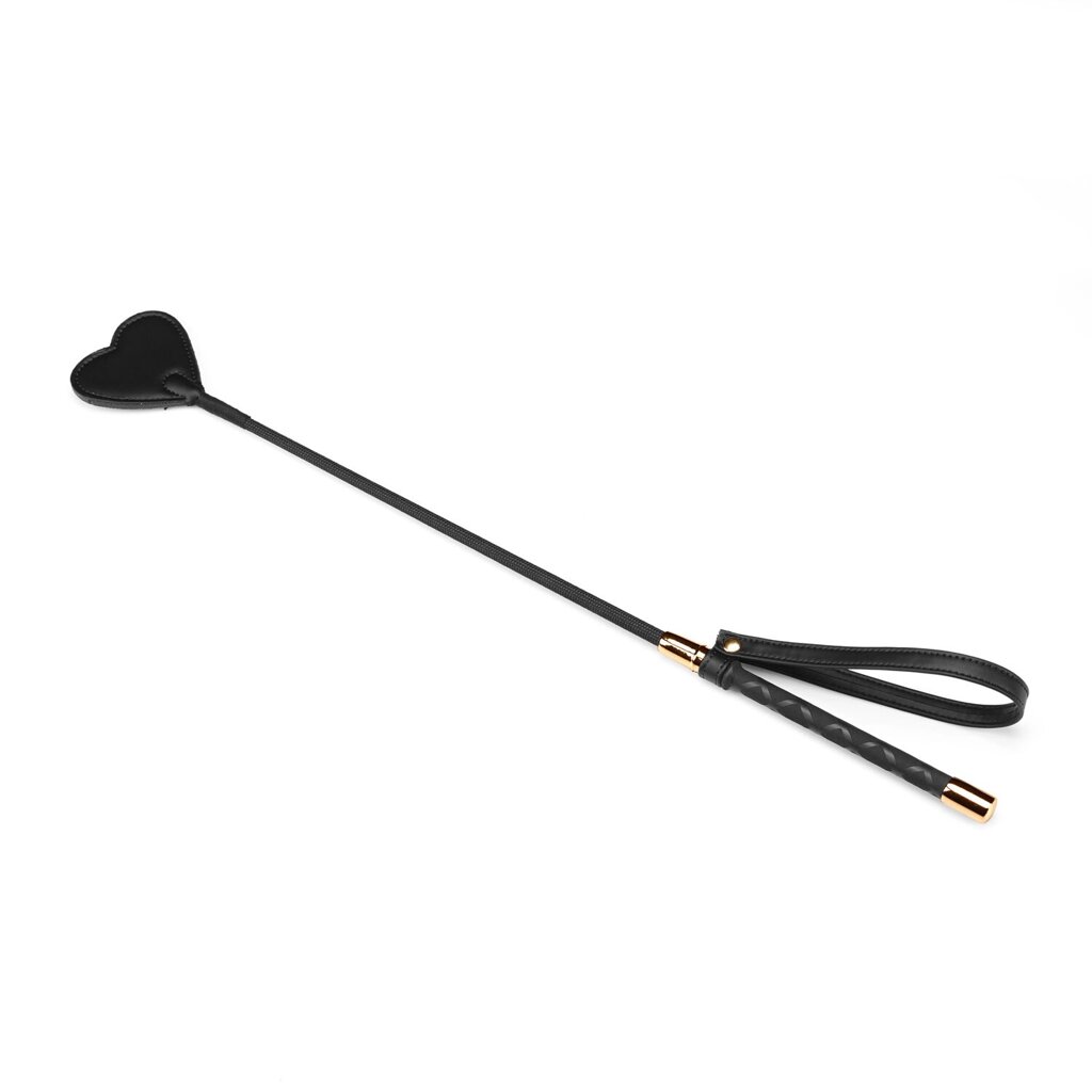 Шлепалка Liebe Seele Black Organosilicon Riding Crop від компанії Інтернет магазин Персик - фото 1