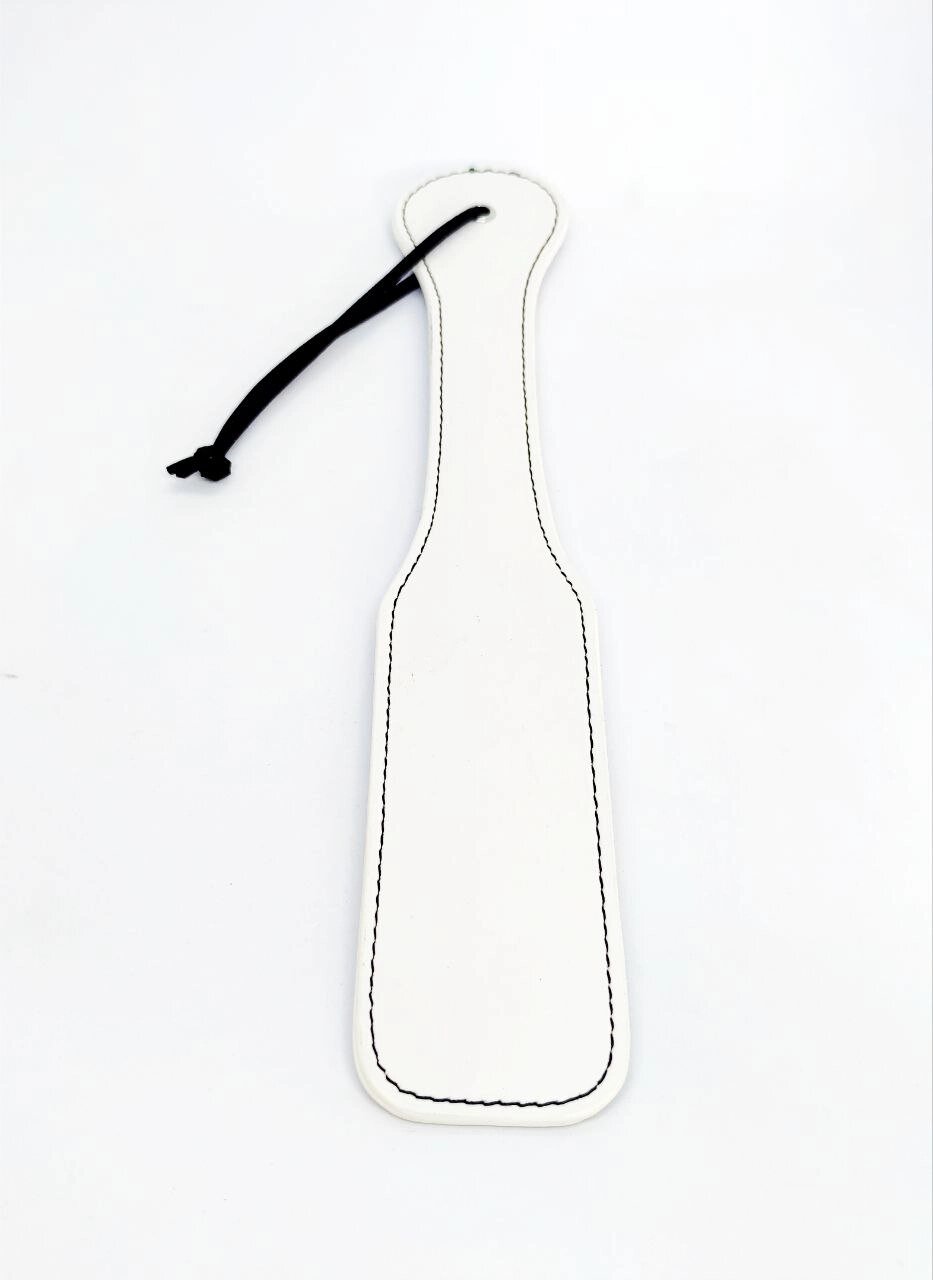 Шлепалка овальна PADDLE, біла, 31,5 см від компанії Інтернет магазин Персик - фото 1