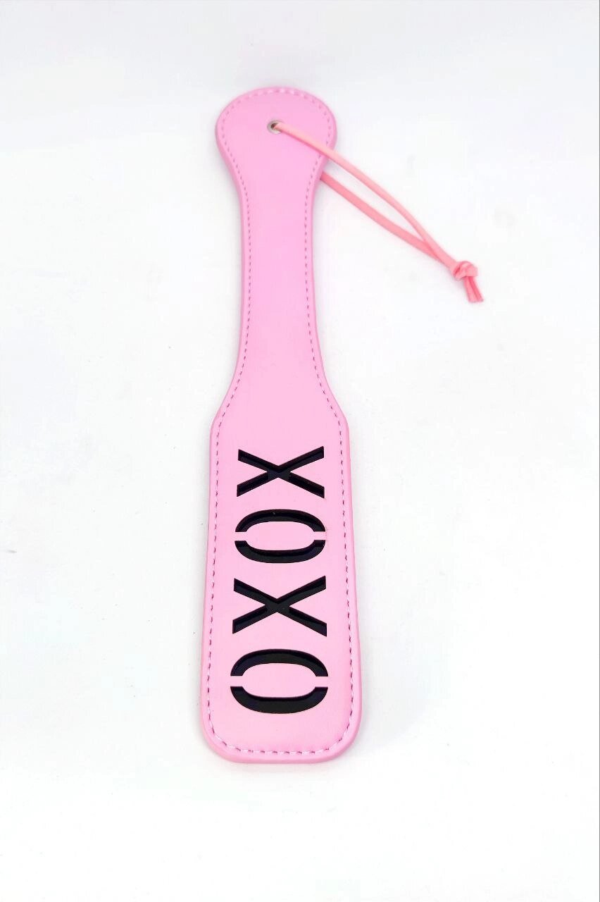 Шлепалка рожева овальна OXOX PADDLE 31,5 см від компанії Інтернет магазин Персик - фото 1