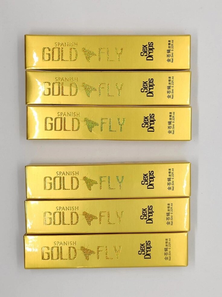 Шпанская мушка збуджуючі краплі для жінок Spanish Gold Fly Голд флай 6шт від компанії Інтернет магазин Персик - фото 1