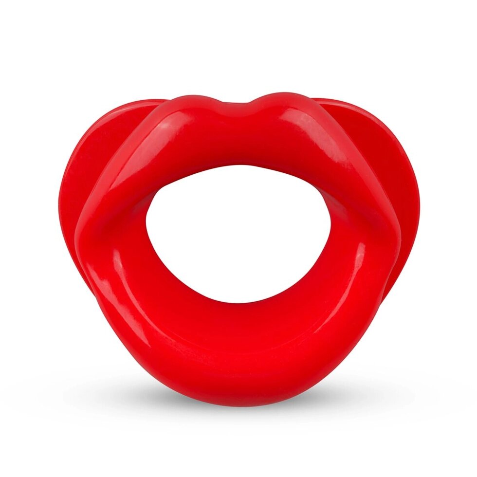 Силіконова капа-розширювач для рота у формі губ / капа-губи XOXO Blow Me A Kiss Mouth Gag - Red від компанії Інтернет магазин Персик - фото 1