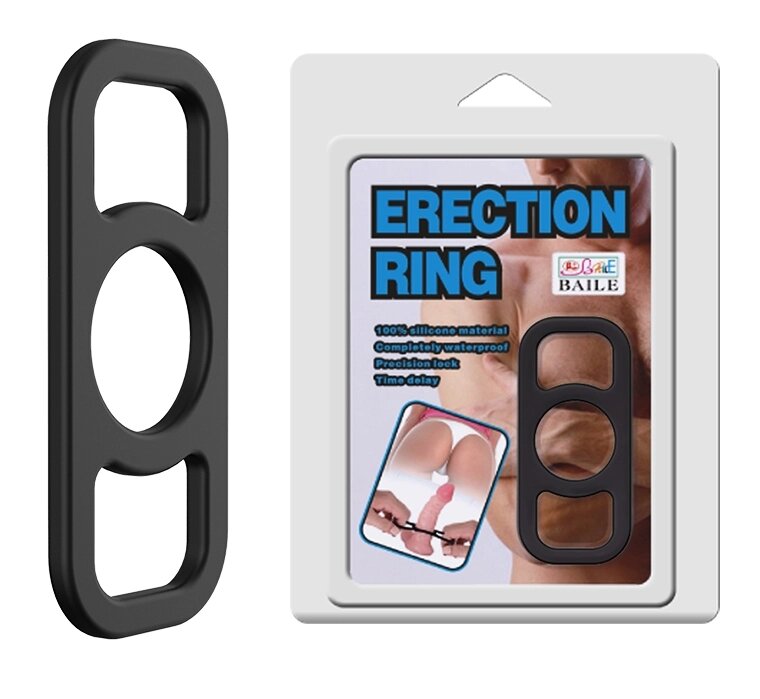 Силіконове кільце для пеніса BAILE- Erection Ring, BI-014361 від компанії Інтернет магазин Персик - фото 1