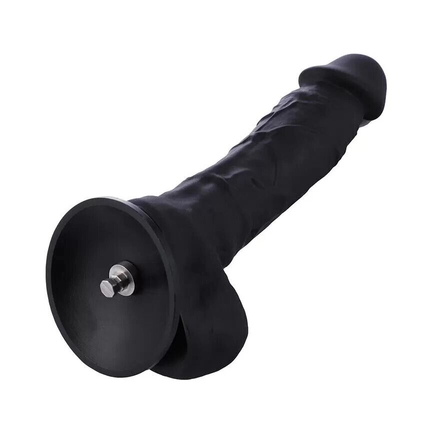 Силіконовий дилдо Hismith 8.3" Silicone Dildo Black від компанії Інтернет магазин Персик - фото 1