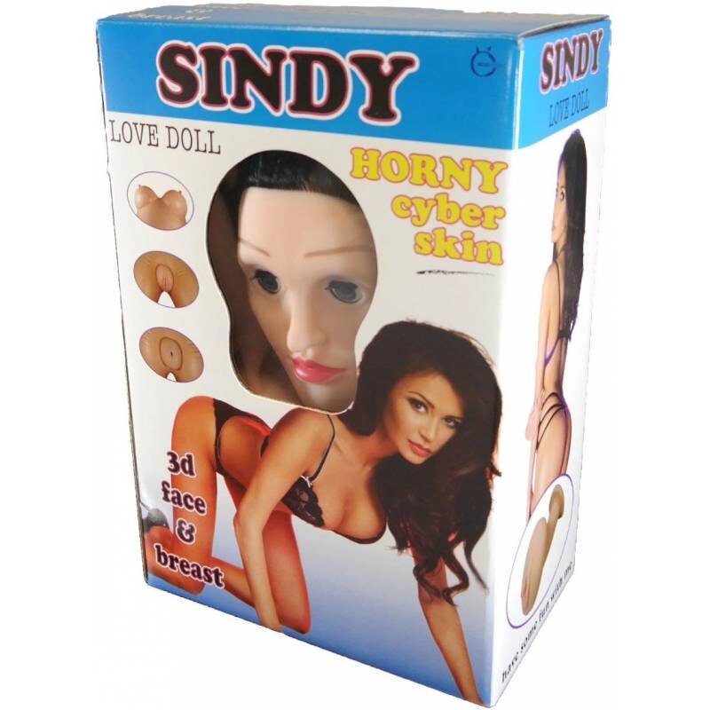 Sindy 3D надувна лялька з вставкою кіберкумору та вібруостимуляцією від компанії Інтернет магазин Персик - фото 1