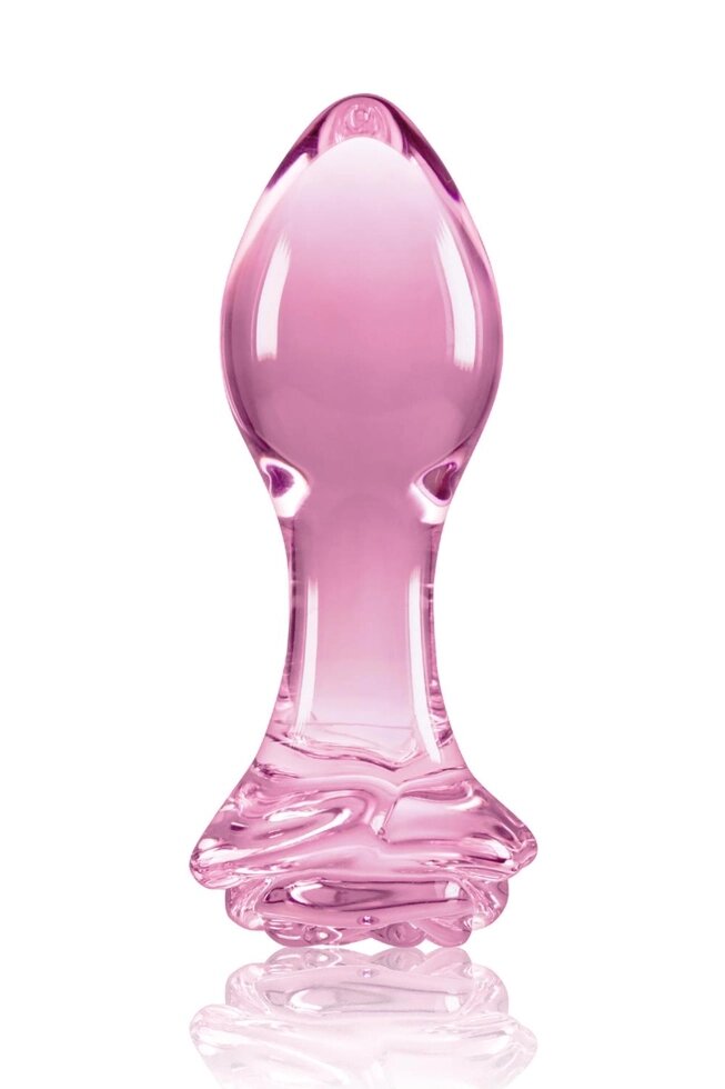 Скляна пробка ns novelties crystal Rose Pink від компанії Інтернет магазин Персик - фото 1