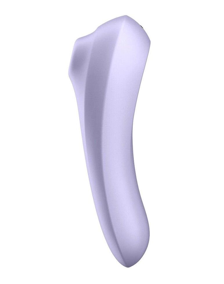 Смарт вібратор і вакуумний стимулятор 2-в-1 Satisfyer Dual Pleasure Mauve від компанії Інтернет магазин Персик - фото 1