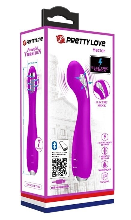 Смарт вібратор Pretty Love - HECTOR G-SPOT VIBRATOR з електростимуляцією, BI-014765HP від компанії Інтернет магазин Персик - фото 1