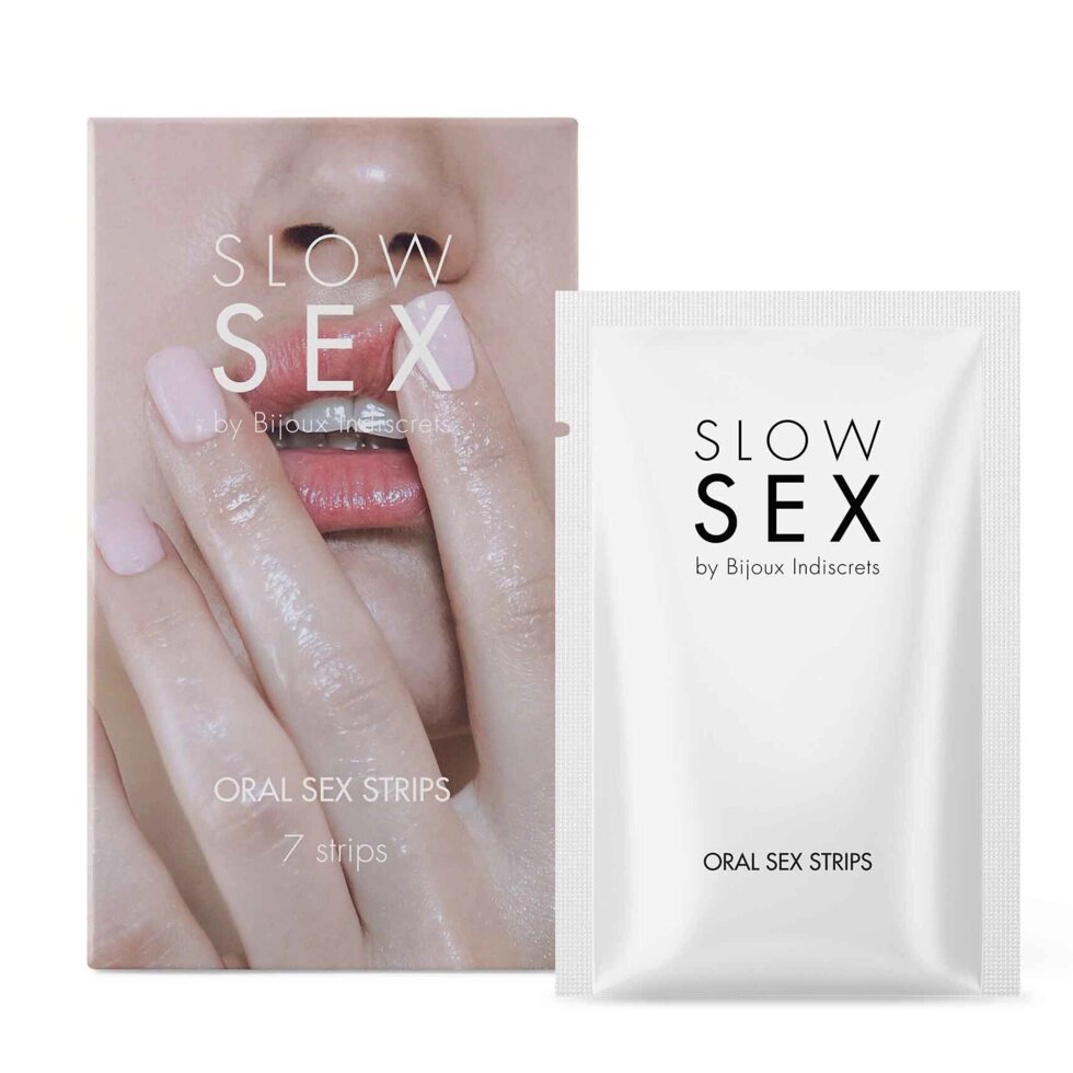 Смуги для орального сексу Bijoux Indiscrets Slow Sex - оральні секс-смужки від компанії Інтернет магазин Персик - фото 1