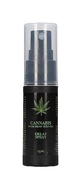 Спрей пролонгирующий Cannabis With Hemp Seed Oil - Delay Spray, 15 ml від компанії Інтернет магазин Персик - фото 1