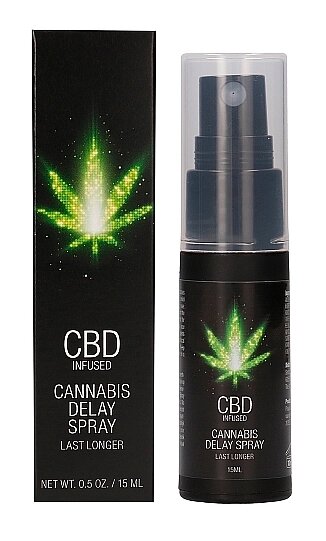 Спрей пролонгирующий Shots - CBD Cannabis Delay Spray, 15 ml від компанії Інтернет магазин Персик - фото 1