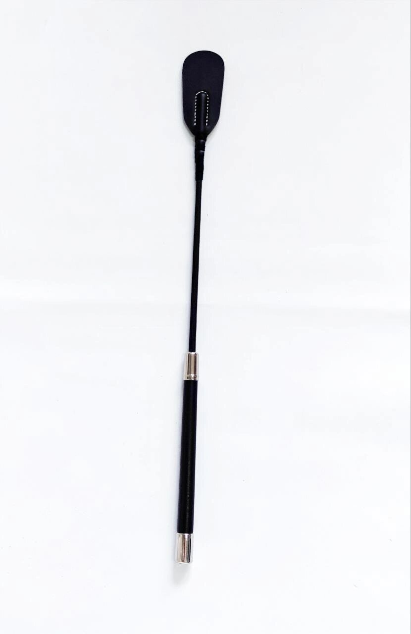 Стек чорний DS Fetish, екокожа, 45 см від компанії Інтернет магазин Персик - фото 1