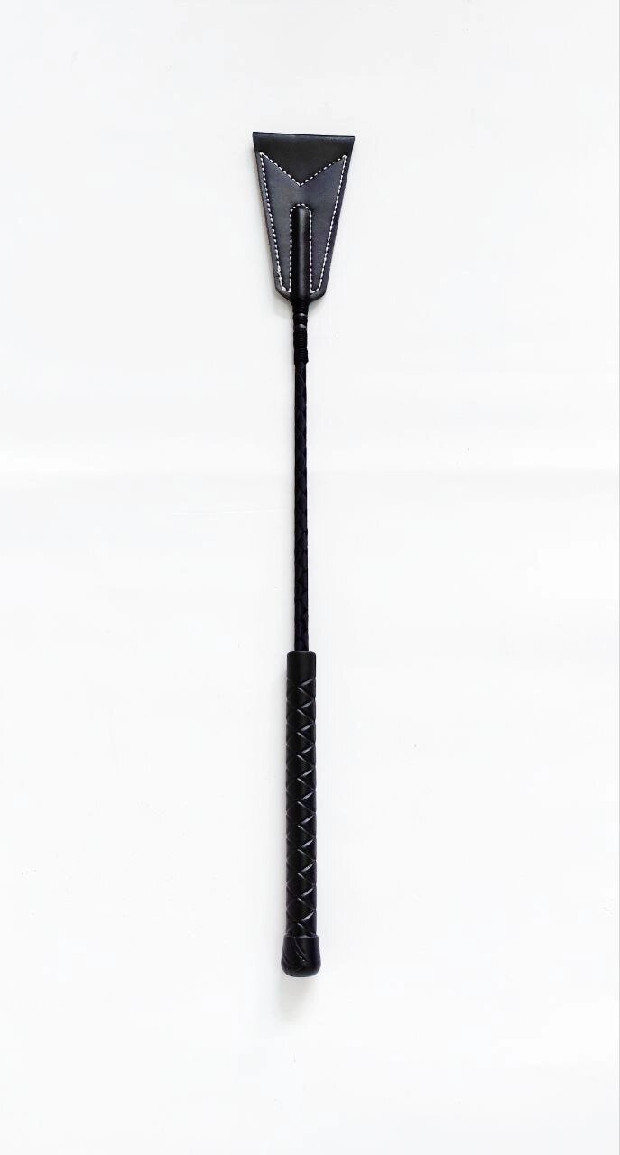 Стек з кручений ручкою 46 см Екокожа Bondage Toy Faux Leather Crop від компанії Інтернет магазин Персик - фото 1
