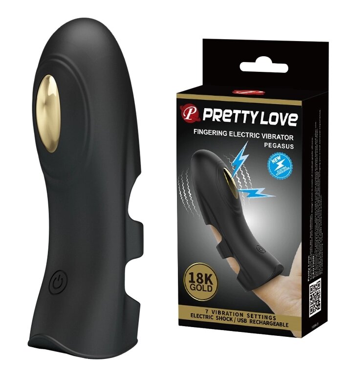 Стимулятор Cretty Love Clital - Pegasus Fingering Electric Vibrator, BI -014784 від компанії Інтернет магазин Персик - фото 1