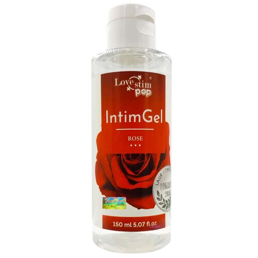 Стимулюючий гель-лубрикант з ароматом троянди LoveStim - Pop Intim Gel Rose, 150 ml від компанії Інтернет магазин Персик - фото 1