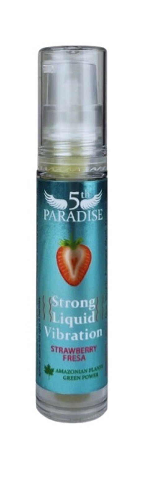 Стимулюючий гель (рідкий вібратор) 5th PARADISE Strong Liquid Vibration - Strawberry, 10 ml від компанії Інтернет магазин Персик - фото 1