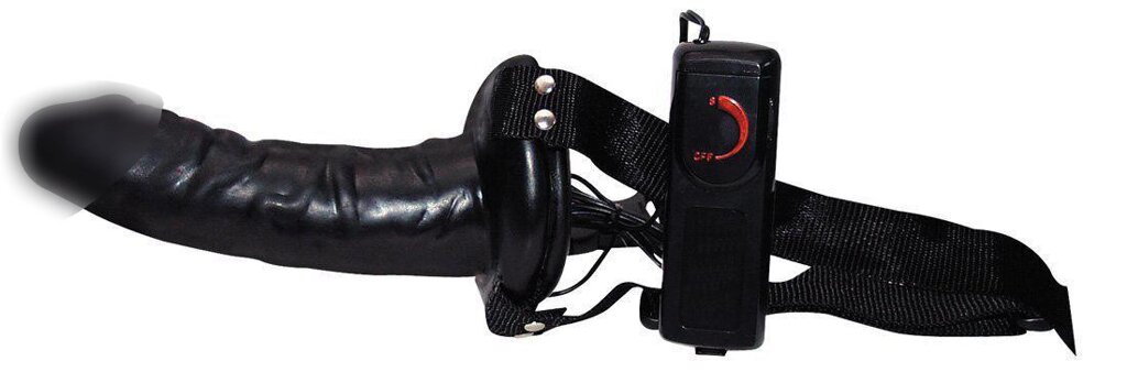 Страпон порожнистий Easy Rider (чорний) від компанії Інтернет магазин Персик - фото 1